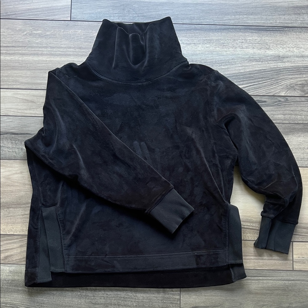 Athleta Black Cowl Neck Sweater